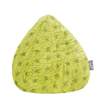 Kinder Zitzak Zitzak Fluffy Stars L - Groen, Verzenden, Nieuw
