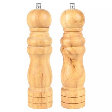 Benson Houten peper en zoutmolen set 21 cm met verstelbar..., Ophalen of Verzenden, Nieuw