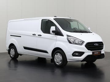 Ford Transit Custom 2.0TDCi Lang | Achterdeuren, Stof, Gebruikt, Euro 6, Wit