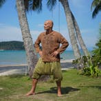 Harembroek stonewash green Gelila, Kleding | Dames, Broeken en Pantalons, Verzenden, Nieuw