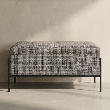 *WOONWINKEL* Kare Design Buttons Storage Klein Bankje Met Op, Verzenden, Nieuw, Stof