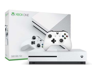 Xbox One S 500GB Wit + S Controller in Doos, Ophalen of Verzenden, Zo goed als nieuw