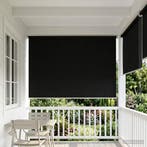vidaXL Rolgordijn UV-bescherming Zwart 120 x 140 cm, Verzenden, Nieuw, Zwart