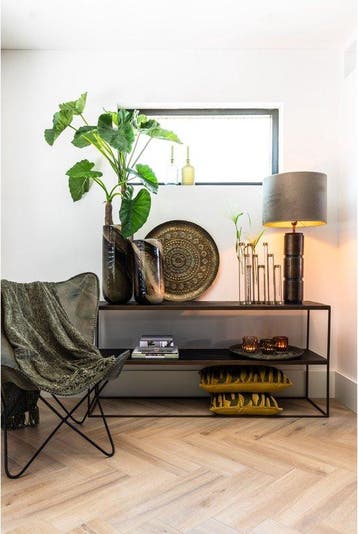 2dekans | Light & Living Cilinder Lampenkap Vandy - Olive -, Ophalen of Verzenden, Zo goed als nieuw