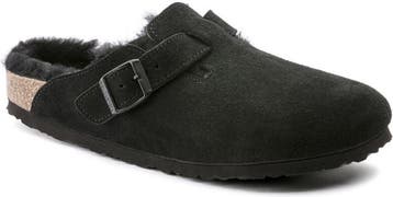 Birkenstock - Maat 38 - Boston Narrow Dames Clogs - Black, Kleding | Dames, Schoenen, Verzenden, Nieuw