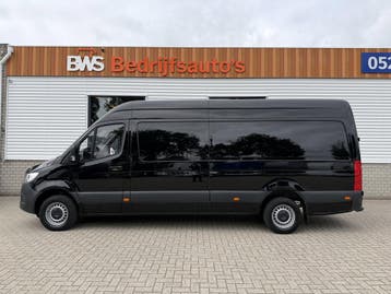 Zakelijke Lease |  Mercedes-Benz Sprinter 315 1.9 CDI L3H2 R, Stof, Gebruikt, Euro 6, Zwart