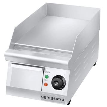 GGM Gastro | Elektrische bakplaat - 1,6kW - Glad - | EGKB353, Verzenden, Nieuw, Effen, Kop(pen) en/of Schotel(s)