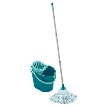 Classic Mop Set - Groen/Wit