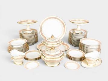 Royal Copenhagen - Tafelservies (83) - Koral op Griekse, Antiek en Kunst
