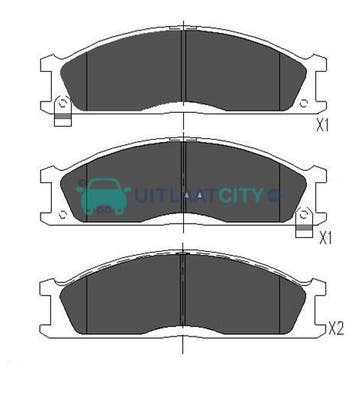 *Tip*  Remblokken FORD LDV NISSAN SUBARU, Ophalen of Verzenden, Nieuw, Subaru
