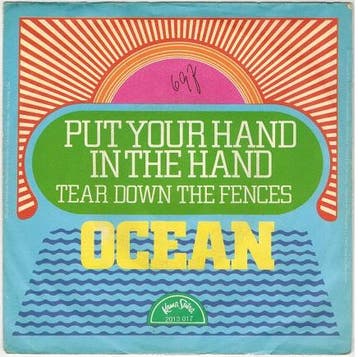 Single vinyl / 7 inch - Ocean  - Put Your Hand In The Hand, Verzenden, Zo goed als nieuw, 7 inch, Pop