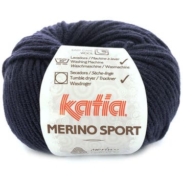 Katia Concept Merino Sport - 05 marineblauw - Wol Garen, Ophalen of Verzenden, Nieuw