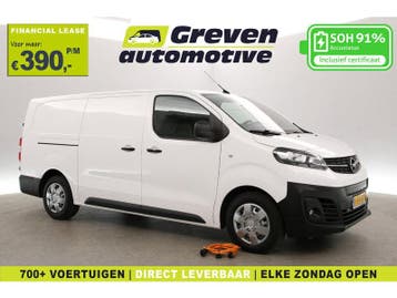 Opel Vivaro-e L3H1 75 kWh | Snelladen | SOH 91% | Airco |, Automaat, Wit, Elektrisch, Opel