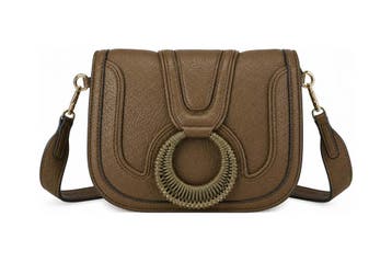 Laurent David Handtas Bruin, Sieraden, Tassen en Uiterlijk, Verzenden, Zo goed als nieuw, Bruin