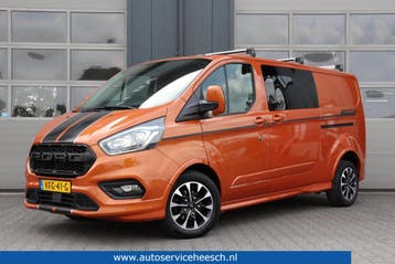Ford Transit Custom 320 2.0 TDCI L2H1 SPORT l DUBBEL CABINE, Stof, Gebruikt, Overige kleuren, Ford