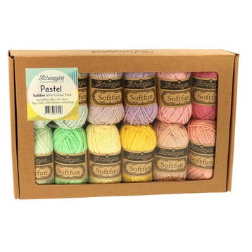 Scheepjes Softfun colour pack 12x20g - Haakgaren / Breigaren, Ophalen of Verzenden, Nieuw, Breien of Haken, Wol of Garen