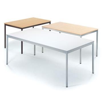 Nieuw Kantinetafel 80x80cm Ahorn / Antraciet HHV, Ophalen of Verzenden, Nieuw