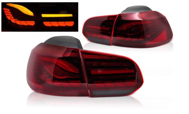 OLED achterlichten knipperlicht Red, Auto-onderdelen, Verlichting, Nieuw, Volkswagen, Verzenden