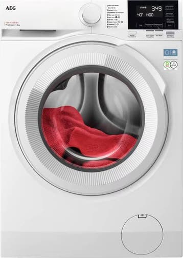 AEG LR73S840 - Wasmachine - 8 kg - 1400 tpm - Energieklasse, Ophalen of Verzenden, Nieuw, Voorlader, 85 tot 90 cm