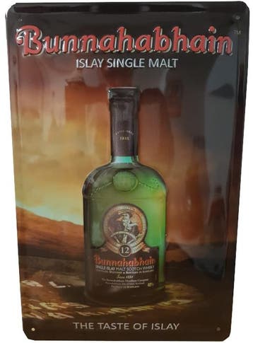 Bunnahabhain reclamebord, Verzamelen, Merken en Reclamevoorwerpen, Ophalen of Verzenden, Nieuw