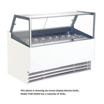 CombiSteel Schepijsvitrine | PHUKET | 285L | 9x 5L | Geforce, Ophalen of Verzenden, Nieuw