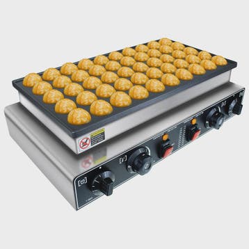 Professionele Poffertjesplaat Elektrisch - 50 Stuks Non-stic, Verzenden, Nieuw