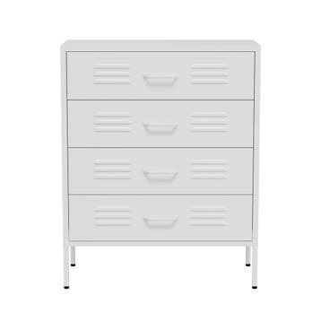 Ladekast | Lockerkast | Kledingkast | 80x40x100cm | Wit, Huis en Inrichting, Kasten | Ladekasten, Verzenden, Nieuw