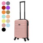 BlockTravel Reiskoffer - 29 liter - XS - TSA  ABS Rose goud, Wieltjes, Hard kunststof, Verzenden, Nieuw