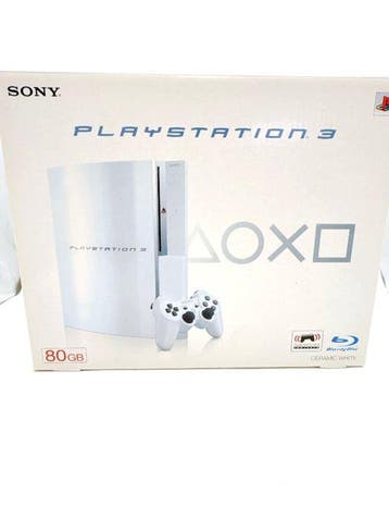 Sony - #1889 Sony PlayStation 3 CECHL00 Ceramic White 80GB –, Nieuw