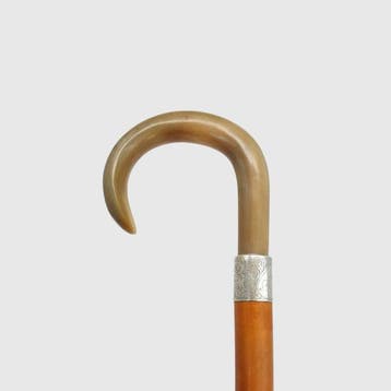 Wandelstok - met monogram - .925 zilver - Londen 1913 -