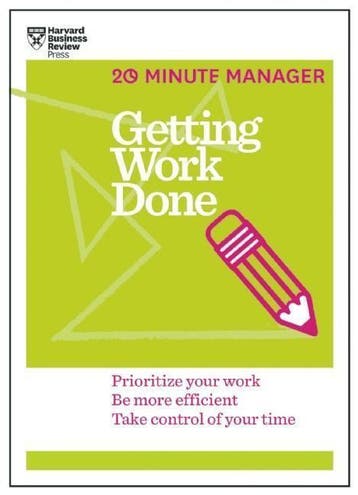 Getting Work Done HBR 20 Minute Manager Series 9781625275431, Boeken, Zo goed als nieuw