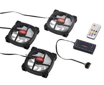 3x 120mm PC Ventilator Fans met aRGB LED verlichting / Co..., Computers en Software, Ophalen of Verzenden, Nieuw