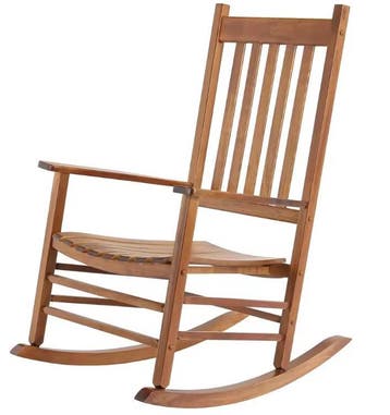 Houten Schommelstoel Binnen en Buiten – Comfort en Steun, Tuin en Terras, Tuinstoelen, Verzenden, Nieuw