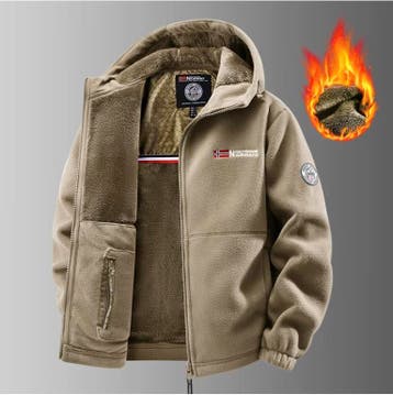 Verwarmde Heren Jas Fleece Softshell Thermisch Outdoor, Kleding | Dames, Wintersportkleding, Verzenden, Nieuw
