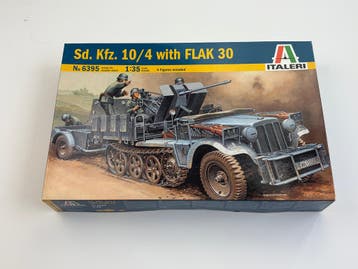Italeri 6395 | Sd.Kfz. 10/4 with FlaK 30 & Crew | 1:35, Hobby en Vrije tijd, Verzenden, Nieuw