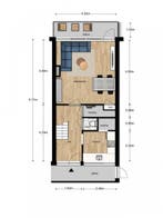 Te Huur 5 Kamer Appartement Jacob Cnodestraat In Den Bosch, Huizen en Kamers, Huizen te huur, Den Bosch, Noord-Brabant, Direct bij eigenaar