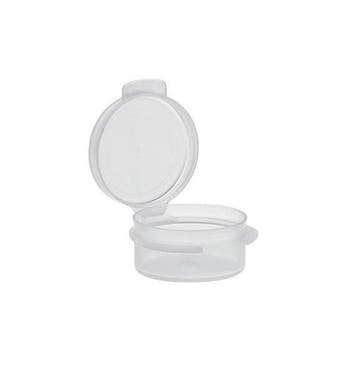 Plastic bakjes met deksel 5ml  Transparant     10 stuks, Ophalen of Verzenden, Nieuw