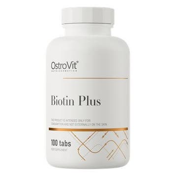 Ostrovit - Biotin Plus - 100 Tabletten, Verzenden, Nieuw, Poeder of Drank