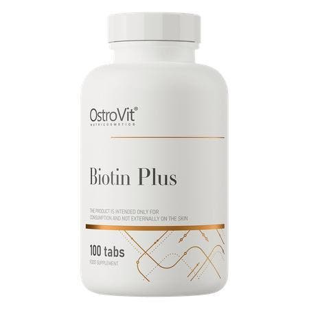 Ostrovit - Biotin Plus - 100 Tabletten, Sport en Fitness, Gezondheidsproducten en Wellness, Poeder of Drank, Nieuw, Verzenden