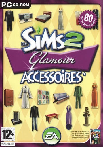 De Sims 2 Glamour Accessoires Uitbreidingspakket - PC - NL …, Spelcomputers en Games, Games | Pc, Ophalen of Verzenden, Zo goed als nieuw
