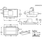 AEG NDC7791SW Plafondafzuigkap – 90 cm, Witgoed en Apparatuur, Afzuigkappen, Verzenden, Nieuw