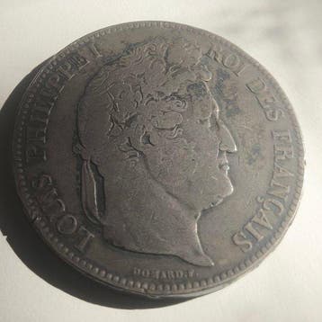 Frankrijk. Louis Philippe I. 5 Francs 1842-B, Rouen (Zonder