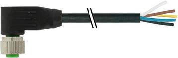 M12 Vrouwelijke Sensor Connector Met 5M PUR Kabel -, Verzenden, Nieuw, Overige typen