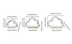 Wolkvormige Muurplanken – 3 Stuks Hangend Opbergrek, Verzenden, Nieuw
