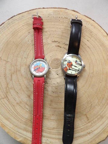 Kuifje - Horloge - 2x Montre Citime - Globe Trotter - 2 x, Nieuw