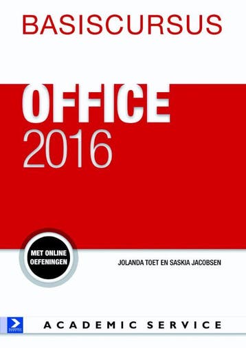 Basiscursus Office 2016 9789462451704, Zo goed als nieuw