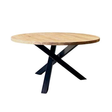 Stel uw ronde tafel samen -  120 cm Stalen, Ophalen of Verzenden, Nieuw