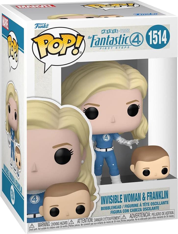 Funko Pop! Fantastic Four - Invisible Woman & Franklin #1514, Verzamelen, Poppetjes en Figuurtjes, Nieuw, Verzenden
