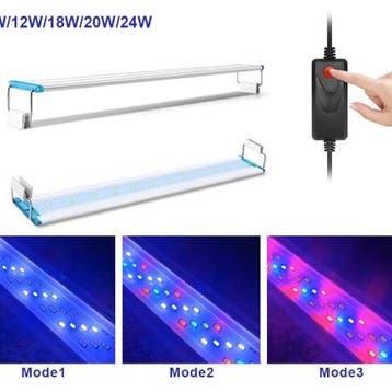 LED Aquarium Lamp Klem voor Planten Wit Blauw Rood, Dieren en Toebehoren, Vissen | Aquaria en Toebehoren, Verzenden, Nieuw