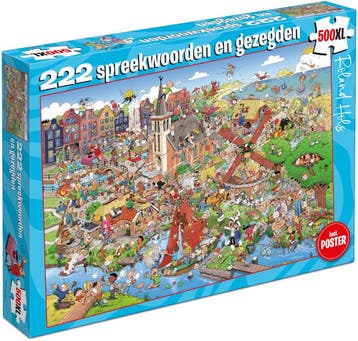 222 Spreekwoorden en Gezegden Puzzel (500XL stukjes) |, Verzenden, Nieuw